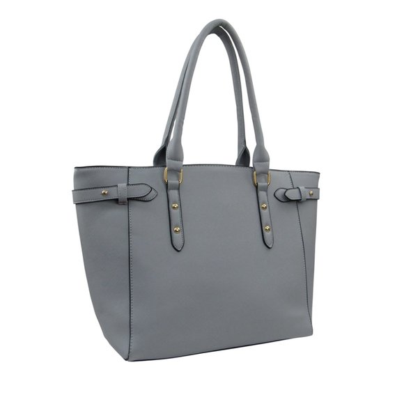 Side Buckle Tote Handbag - Picture 2 of 4